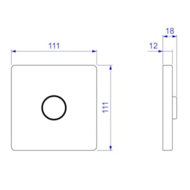 Kit conversor Hydra Max para Hydra plus Black Matte - 4916.BL.PLS.MT