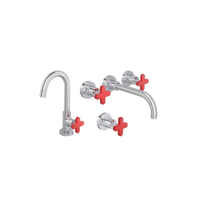 Kit de Acessórios Capa 3 Peças Deca Kids Vermelho - 2007.VER.DSC.KD