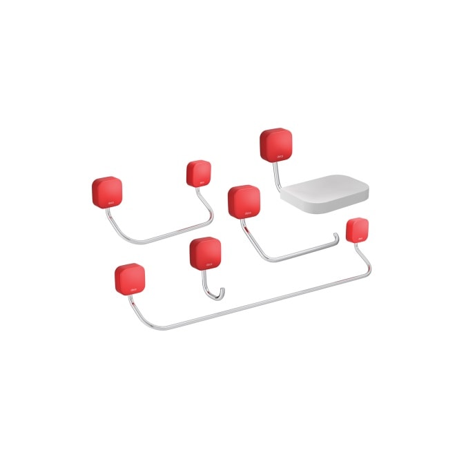 Kit de Acessórios Capa 7 Peças Deca Kids Vermelho - 2007.VER01.KD