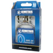 Kit de Instalação Kimetais para Bacia com Caixa Acoplada Fixação Lateral 40cm Cromado - KT002240