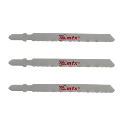 Kit de Lâminas para Serra Tico Tico 3 Peças MTX Encaixe Universal 75x1,2mm - 781509