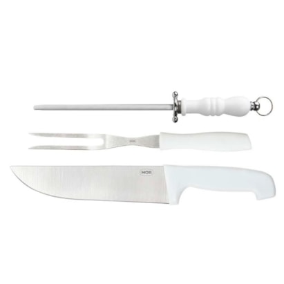 Kit do Assador Mor Faca, Garfo e Chaira - 3310