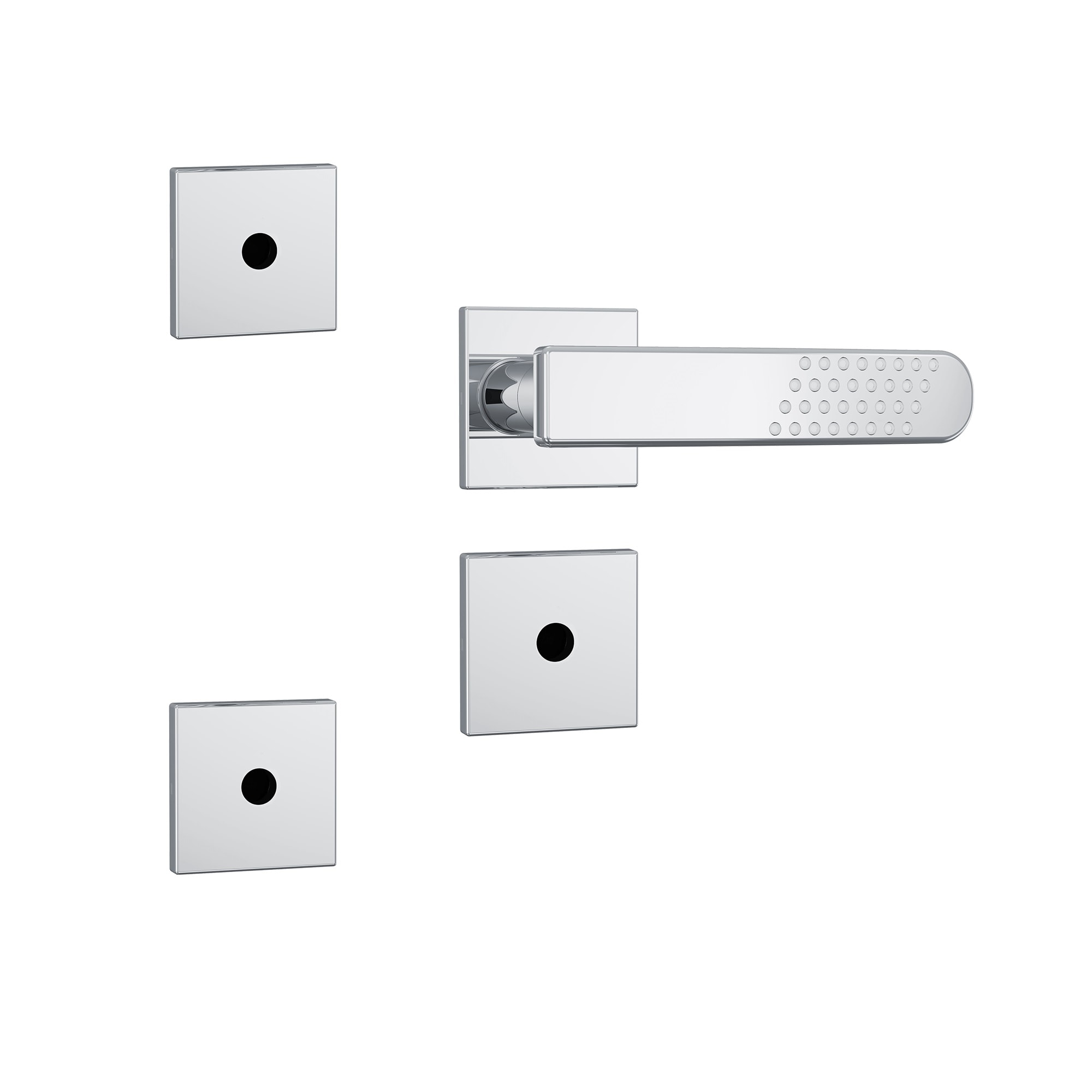 Kit Fechadura de Porta Externa Stam Lucca 800/21 40mm Inox Polido - 39278