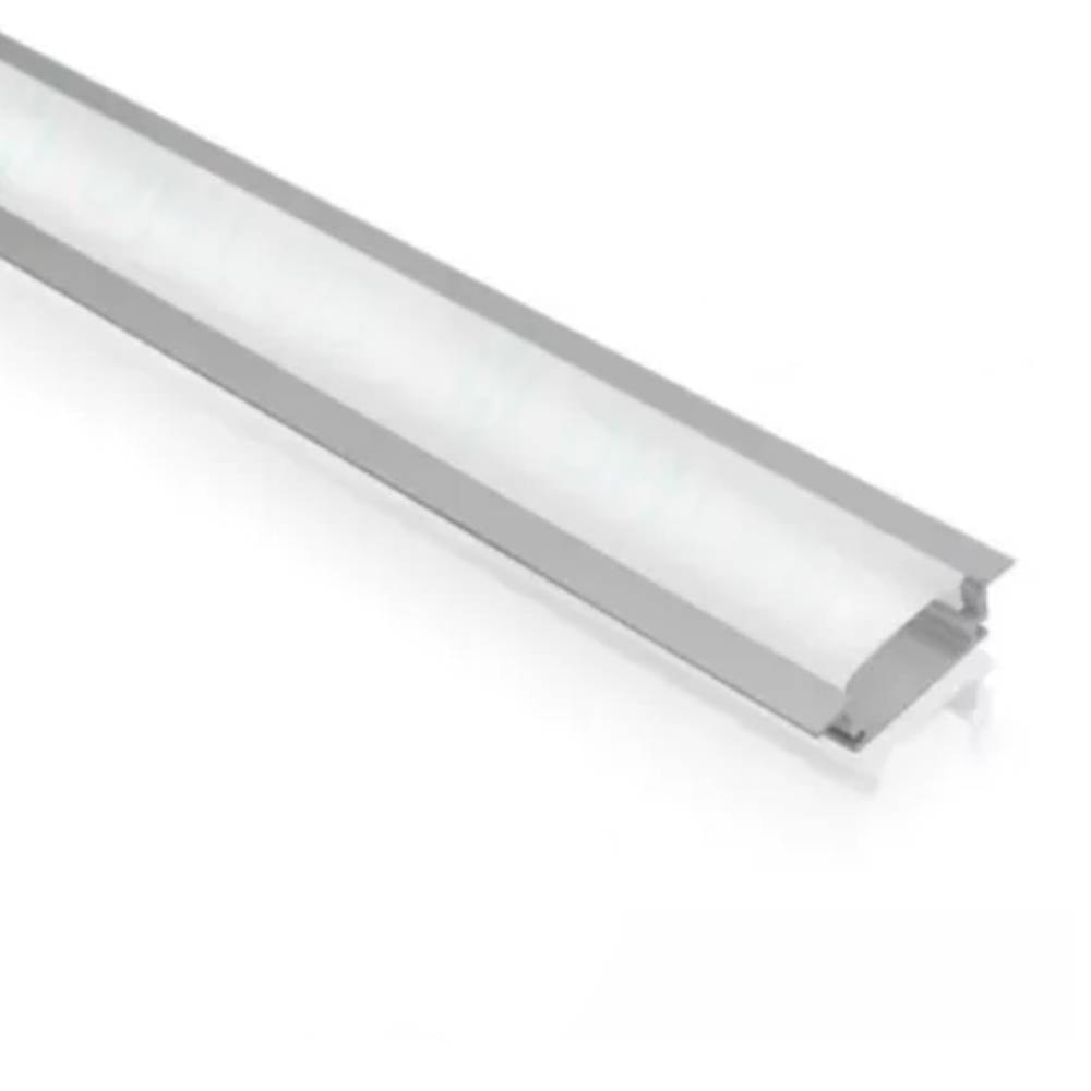 Kit Perfil Ars Embutir 36x12cm 2 Metros Branco - 364022