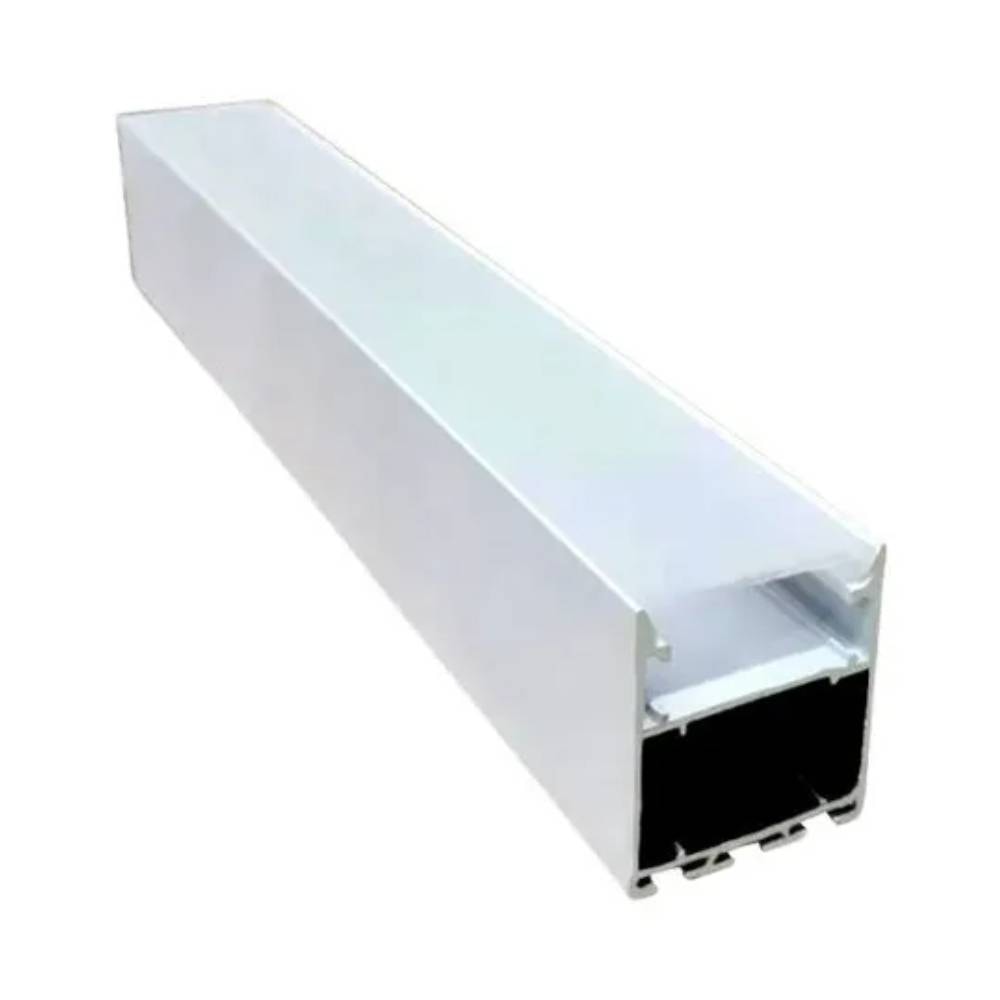 Kit Perfil Ars Sobrepor 36x41cm 2 Metros com Alojamento Branco - 364021