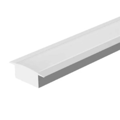 Kit Perfil LLUMM Embutir 25x8mm 15W 4000K 1 Metros Branco - PFF22C4K1MBC