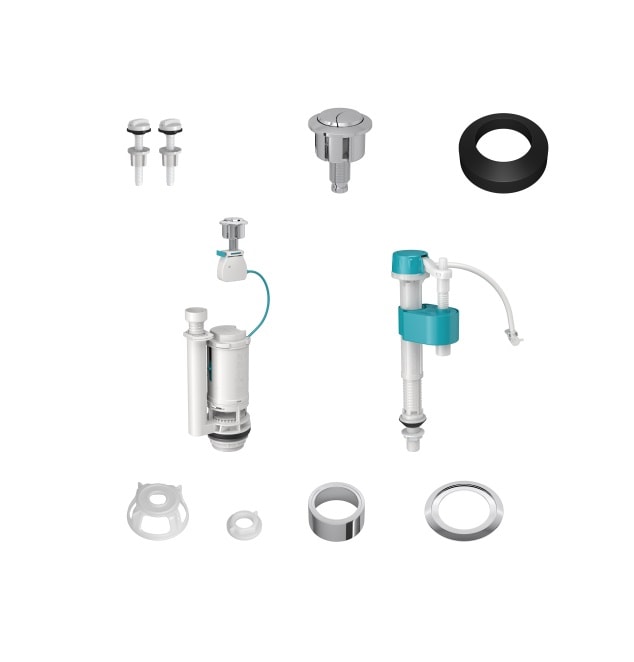 Kit Universal Duplo Acionamento Caixa Acoplada - 1100.SI.60.01