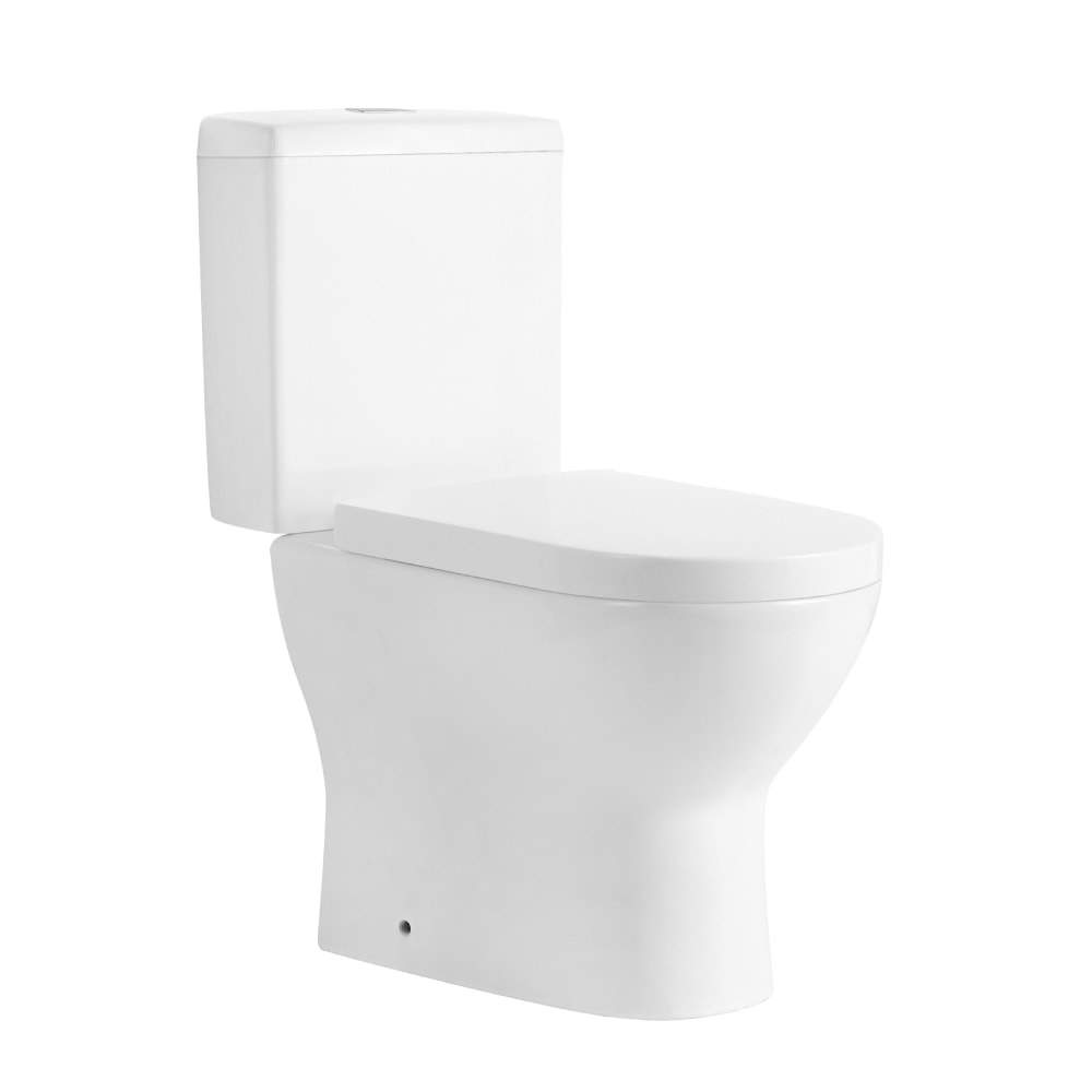 Kit Vaso Sanitário Bacia com Caixa Acoplada Dax Reno Branco - DAX-3017-RN-WH