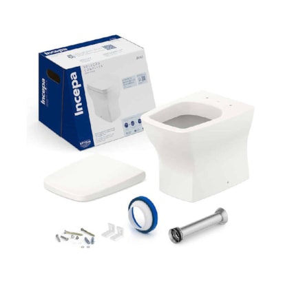 Kit Vaso Sanitário Convencional Incepa Boss Bege - 1897270650108