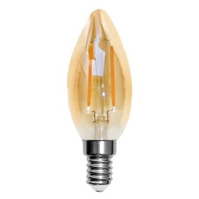 Lâmpada de Filamento LED Vela Evoled Lisa 4W 2200K Bivolt - LE-3290