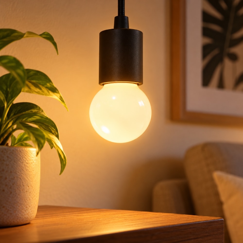 Lâmpada LED Bolinha Mini Globo Empalux 1,5W 2400K E27 127V - MG10122
