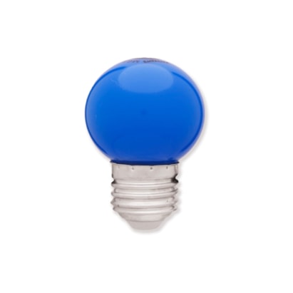 Lâmpada LED Bolinha Mini Globo Empalux 1,5W Azul E27 127V - MG10132