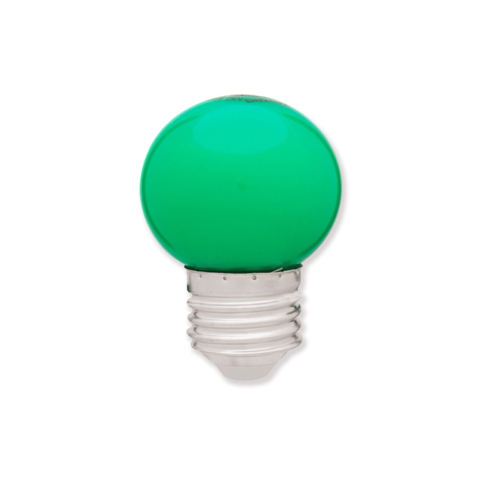 Lâmpada LED Bolinha Mini Globo Empalux 1,5W Verde E27 127V - MG10182