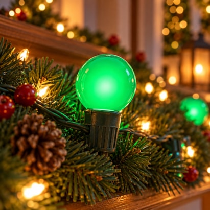 Lâmpada LED Bolinha Mini Globo Empalux 1,5W Verde E27 127V - MG10182