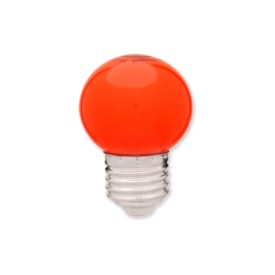 Lâmpada LED Bolinha Mini Globo Empalux 1,5W Vermelha E27 127V - MG10192