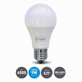 Lâmpada LED Bulbo 9W 6500K Bivolt G-Light - 300002