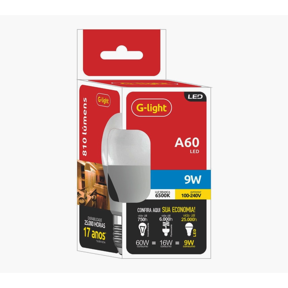 Lâmpada LED Bulbo G-Light 50W 6000K