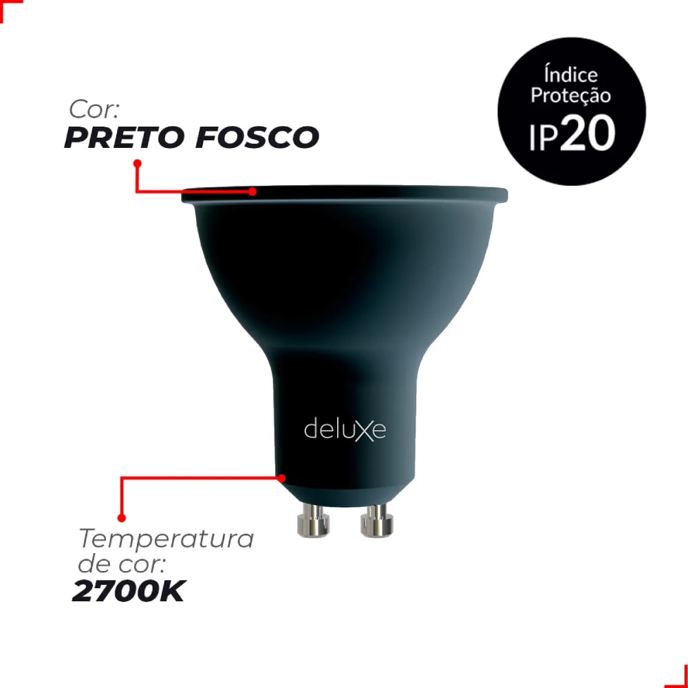 Lâmpada LED Dicroica Avant MR16 GU10 4.8W 2700K - 350040378