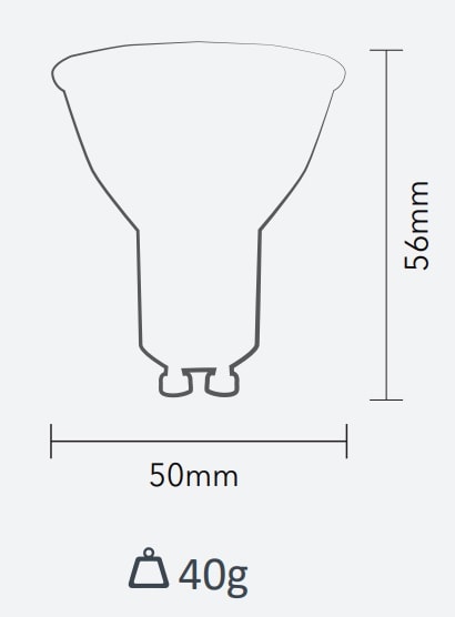 Lâmpada LED Dicróica Save Energy 6W 2700K Bivolt - SE-130.966