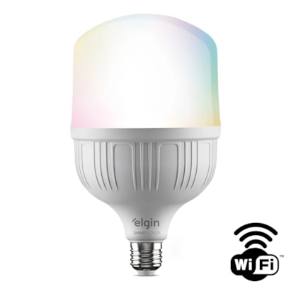 Lâmpada LED Elgin Bulbo 20W Bivolt RGB - 48LSB20WIFI0