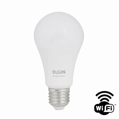Lâmpada LED Elgin Bulbo A60 10W Bivolt RGB - 48BLEDWIFI00