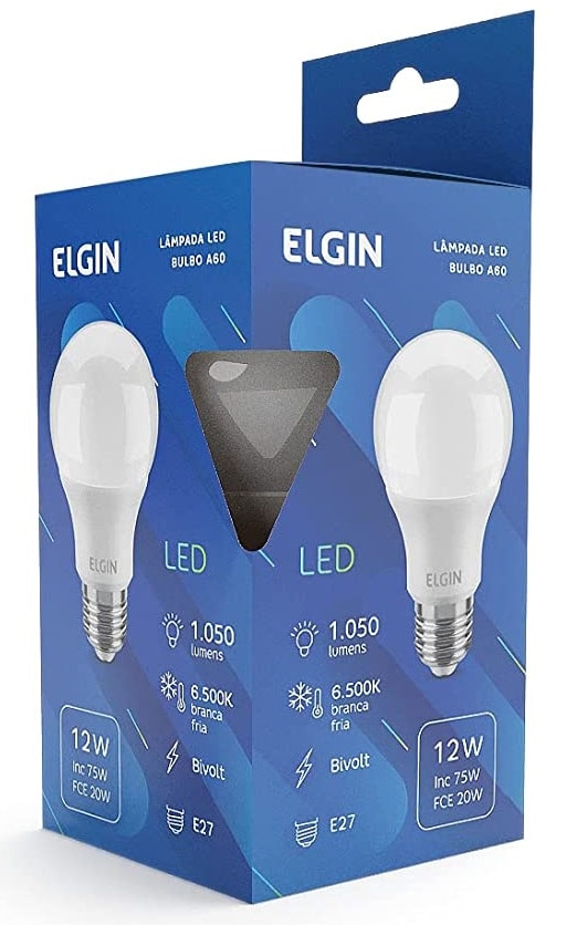 Lâmpada LED Elgin Bulbo E27 15W 6000K Bivolt - 48BLED2F15YU