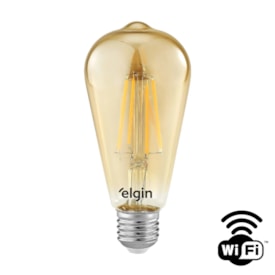 Lâmpada LED Filamento Elgin Inteligente ST64 6W 2000K - 48LST64WIFI0