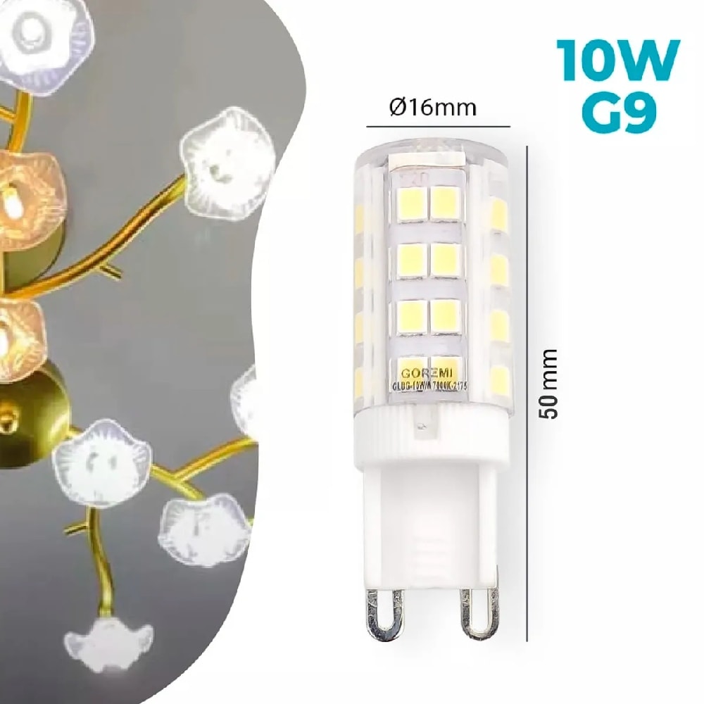 Lâmpada LED Goremi G9 Halopin 10W 2200K Bivolt - 20697