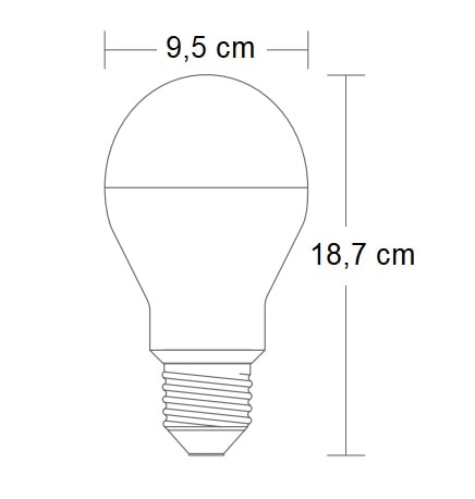 Lâmpada LED Ourolux Superled A95 25W 6500K Bivolt - 20405