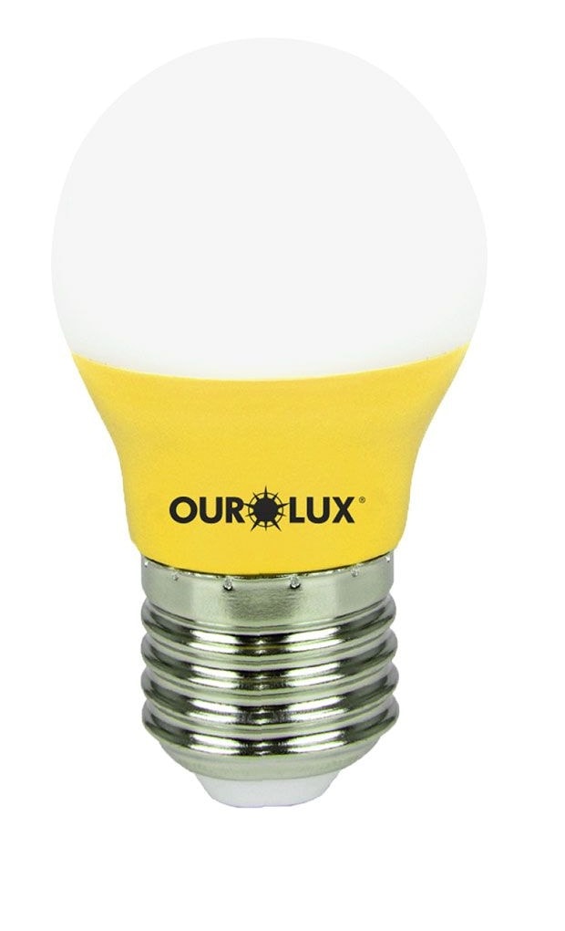 Lâmpada LED Ourolux Superled S30 Colors 3W Amarela Bivolt - 05433