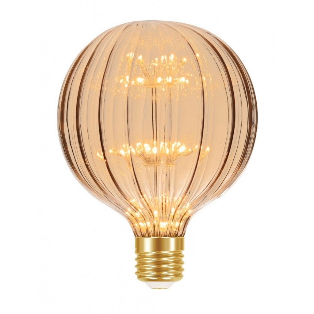 Lâmpada LED Tachibra Fireworks Vintage F125 2W Ambar - 11080414