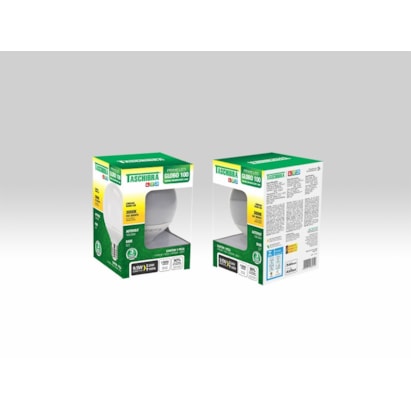 Lâmpada LED Taschibra Globo 9,5W 3000K Bivolt