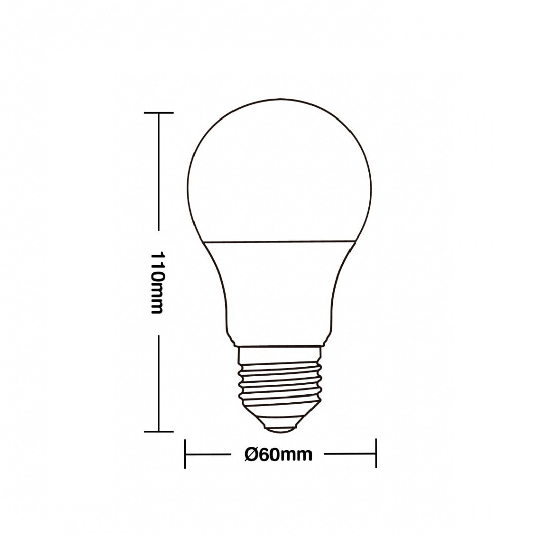 Lâmpada LED Taschibra TKL 60 9W 4000K Bivolt – 11080247