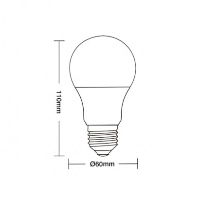 Lâmpada LED Taschibra TKL 60 9W 4000K Bivolt – 11080247