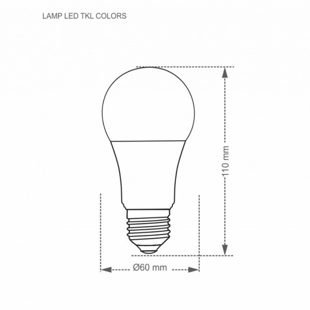 Lâmpada LED Taschibra TKL Amarela Anti-Inseto 5W - 11080391