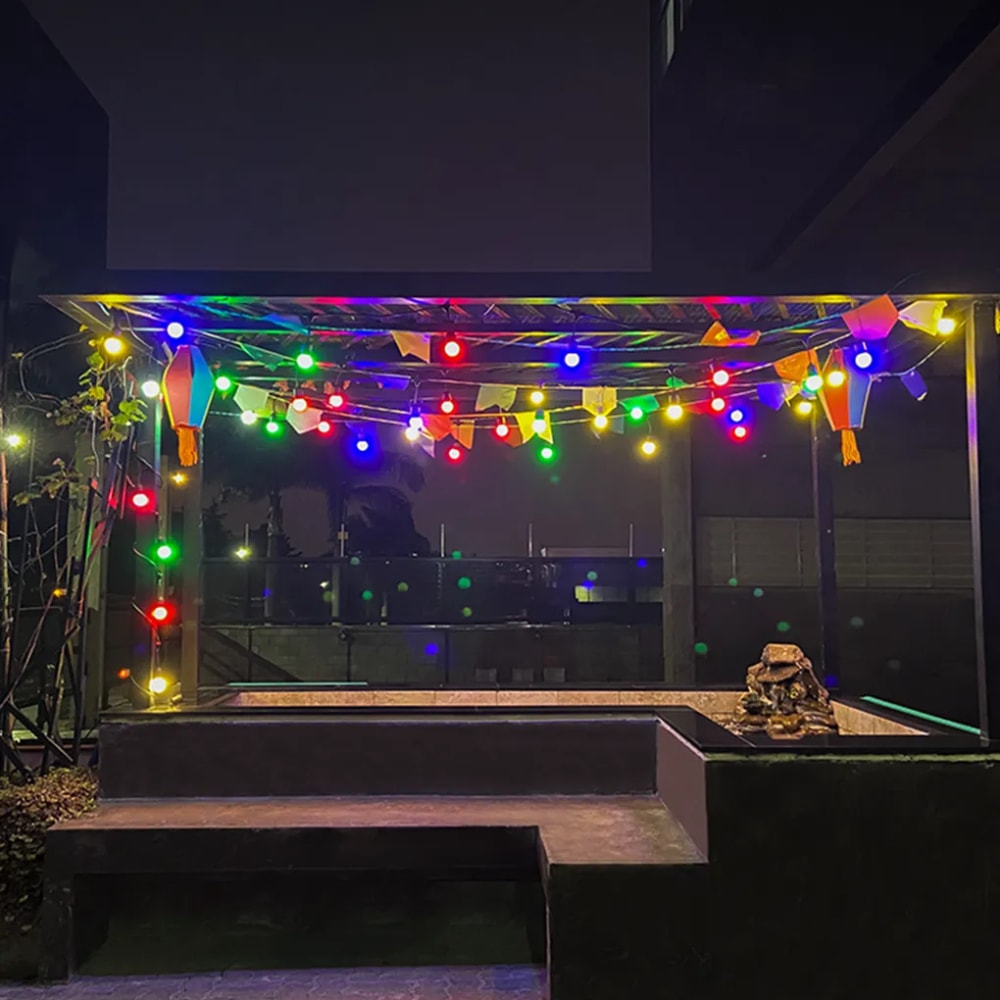 Lâmpada LED Upled Bolinha Azul 3W G45