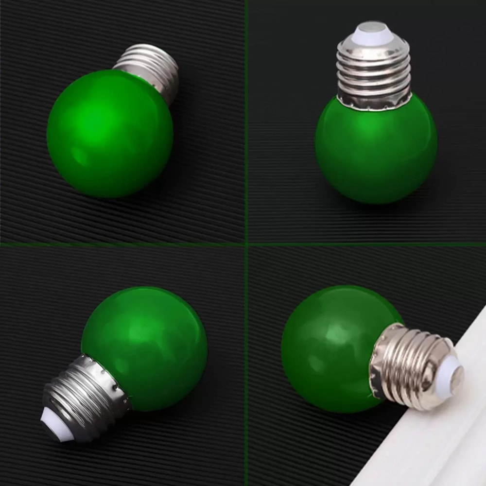 Lâmpada LED Upled Bolinha Verde 3W G45