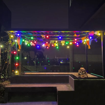 Lâmpada LED Upled Bolinha Vermelha 3W G45