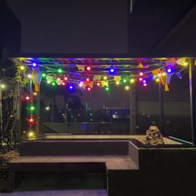 Lâmpada LED Upled Bolinha Vermelha 3W G45