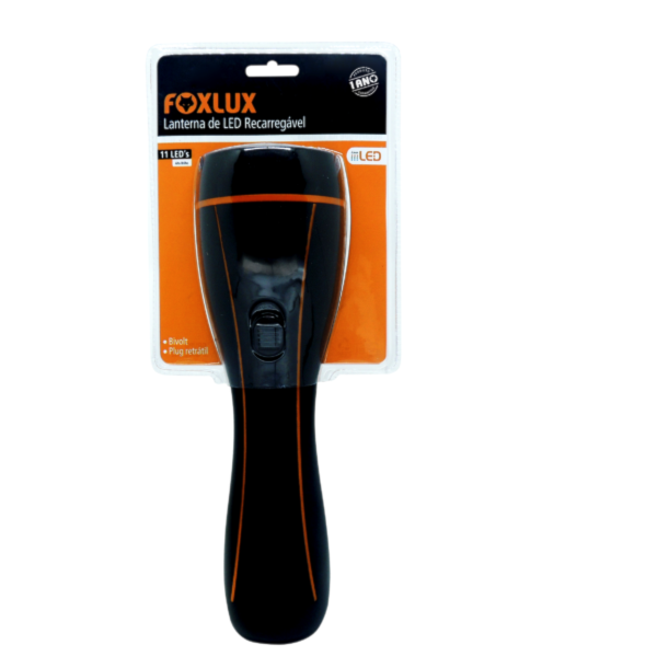 Lanterna ABS 11 LEDs Recarregável Foxlux - 44.07