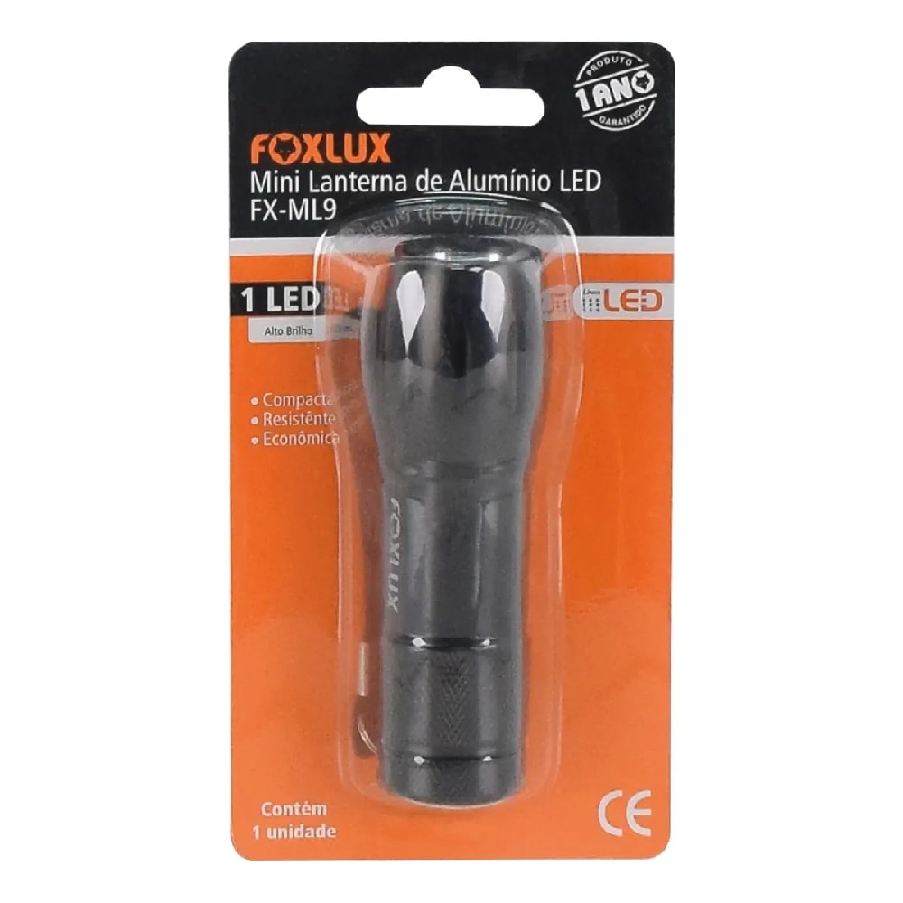 Lanterna LED em Aluminio Fx-ml9 Foxlux - 44.04