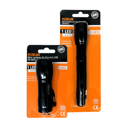 Lanterna LED em Aluminio Fx-ml9 Foxlux - 44.04