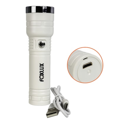 Lanterna LED Foxlux 1LED Regarregável - 44.08
