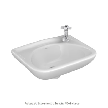 Lavatório de Banheiro Deca Izy 39,5 x 29,5cm Branco - L.15.17