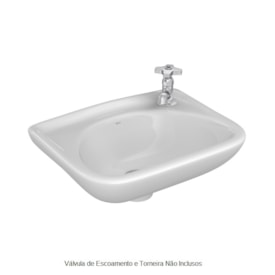 Lavatório de Banheiro Deca Izy 39,5 x 29,5cm Branco - L.15.17
