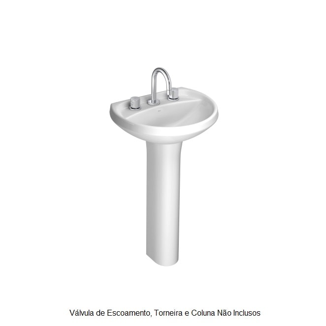 Lavatório de Banheiro Deca Izy 45,5x36cm Branco - L.915.17