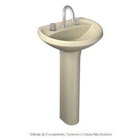 Lavatório de Banheiro Deca Izy 45,5x36cm Creme - L.915.37