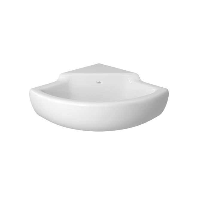 Lavatório de Banheiro Deca Izy de Canto 41 x 33cm Branco - L.101.17