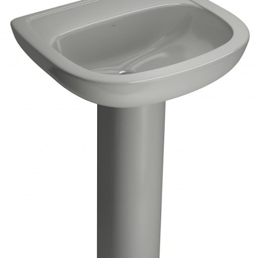 Lavatório de Banheiro Deca Vogue Plus 47 x 55cm Cinza - L.51.87