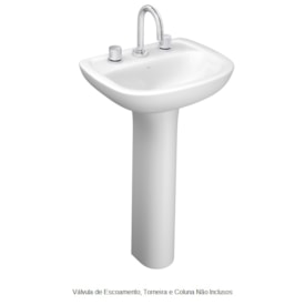 Lavatório de Banheiro Deca Vogue Plus 47x55cm Branco - L.51.17